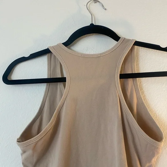 Tan Henley Bodysuit - Picture 6 of 8